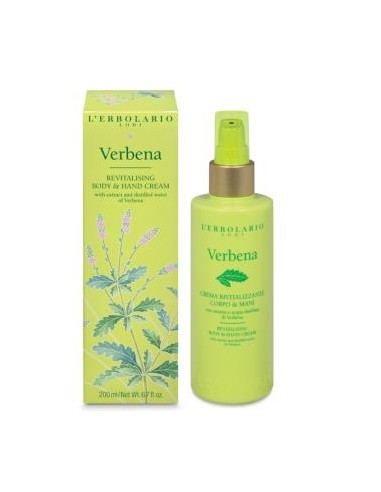 VERBENA crema cuerpo y manos revitalizante 200ml. LERBOLARIO