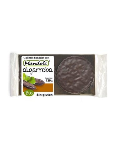 GALLETAS con algarroba 130gr BIO SG MANDOLE