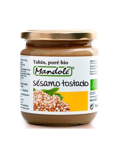 PURE DE SESAMO tostado 675gr. BIO MANDOLE