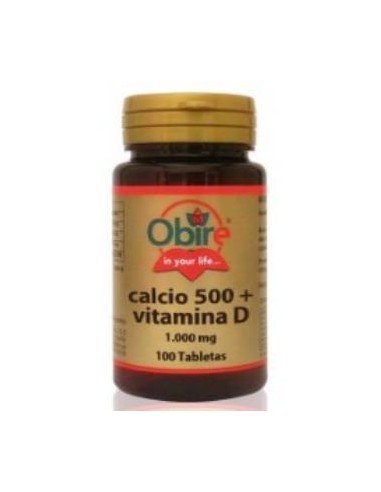 CALCIO Y VIT.D 100comp. OBIRE