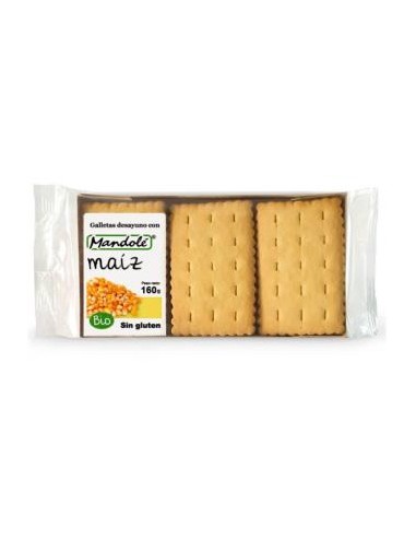 GALLETAS DE MAIZ desayuno 160gr. BIO SG MANDOLE