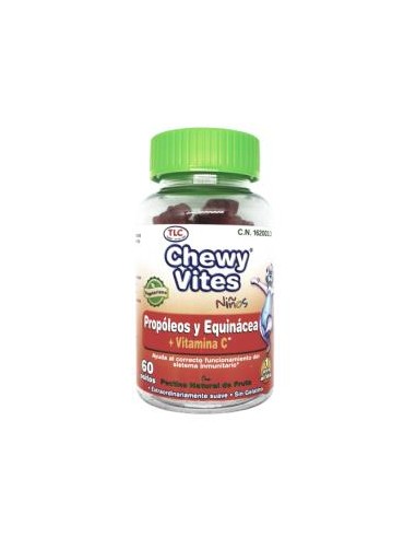 CHEWY VITES kids propoleo y echinacea 60ud.