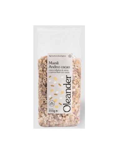 MUESLI ANDINO con cacao 200gr. OLEANDER