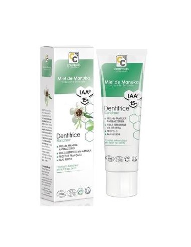 DENTIFRICO BLANQUEANTE MIEL MANUKA IAA15+ 75ml. COMPTOIRS & COMPAGNIES