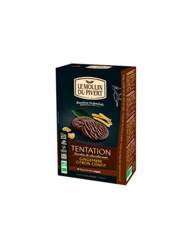 GALLETAS TENTACION jengibre limon 130gr BIO VEGAN** LE MOULIN DE PIVERT