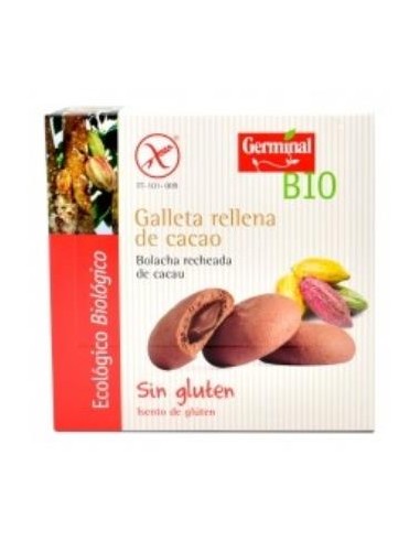 GALLETAS RELLENAS DE CACAO 200gr. BIO SG GERMINAL BIO