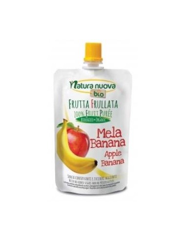 PURE DE MANZANA Y PLATANO 18 uds x 100gr. BIO FRULLA