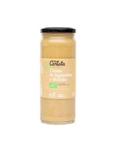 CREMA DE LEGUMBRES Y SHIITAKE 450gr. ECO SG VEGAN CARLOTA ORGANIC