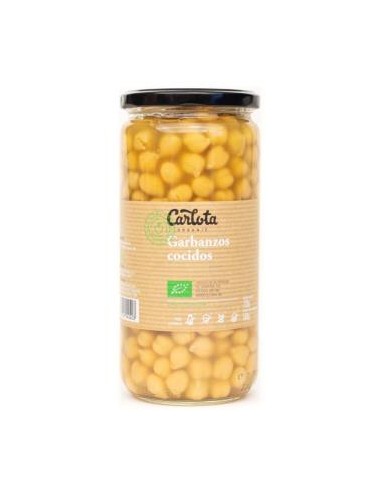 GARBANZOS cocidos 720gr. ECO SG CARLOTA ORGANIC