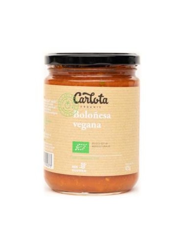 BOLOÑESA salsa 425gr. ECO SG VEGAN CARLOTA ORGANIC