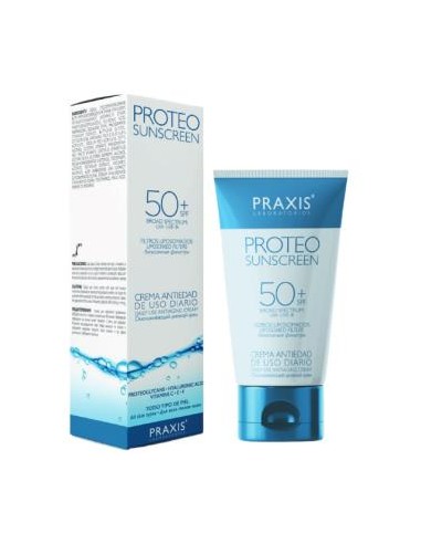 PROTEO SUNSCREEN SPF50+ crema antiedad 60ml. PRAXIS