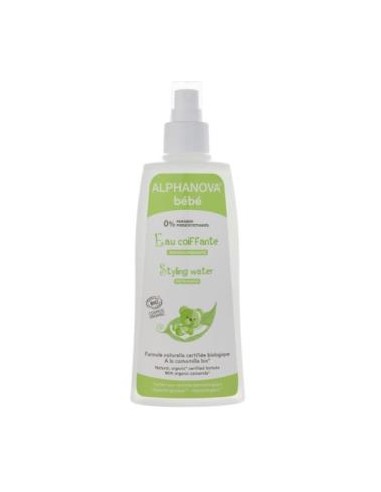 AGUA DE PEINADO refrescante bebe 200ml. BIO ALPHANOVA