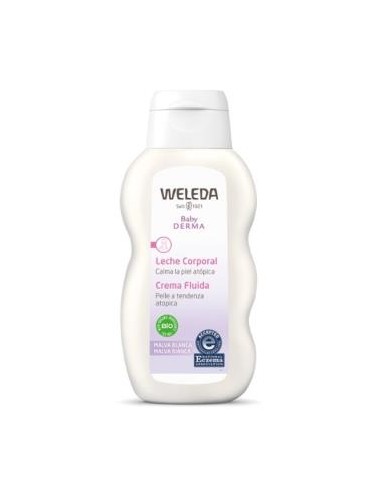 LECHE CORPORAL malva blanca BEBE-DERMA 200ml. WELEDA