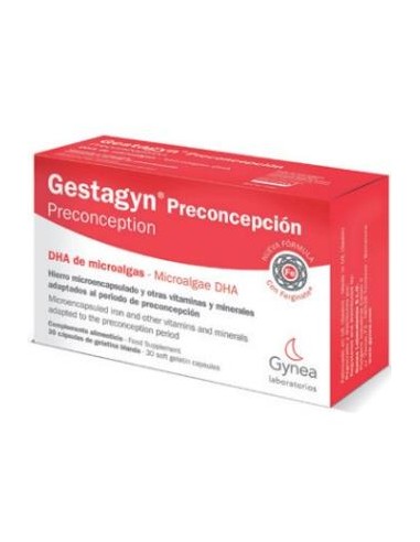 GESTAGYN preconcepcion 30cap. GYNEA GESTAGYN