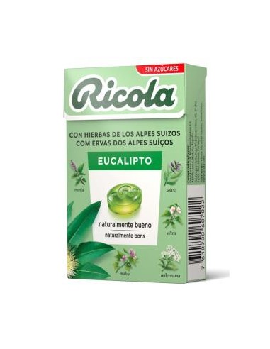 RICOLA CARAMELOS eucaliptus 50gr. S/A