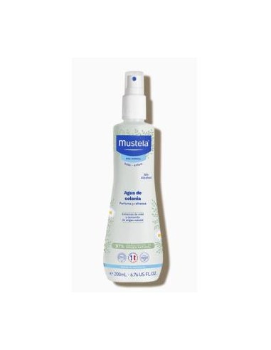 AGUA DE COLONIA sin alcohol bebe-niño 200ml. MUSTELA