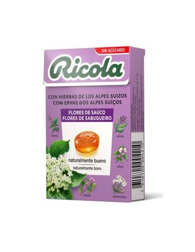 RICOLA CARAMELOS flor de sauco 50gr. S/A