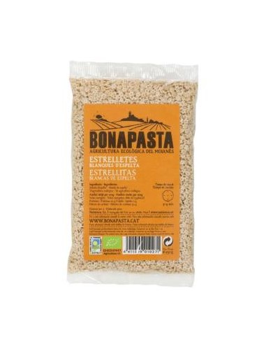 ESTRELLITAS DE ESPELTA blancas 250gr. ECO BONAPASTA