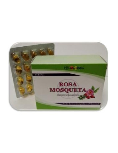 ROSA MOSQUETA 60perlas ALFA HERBAL