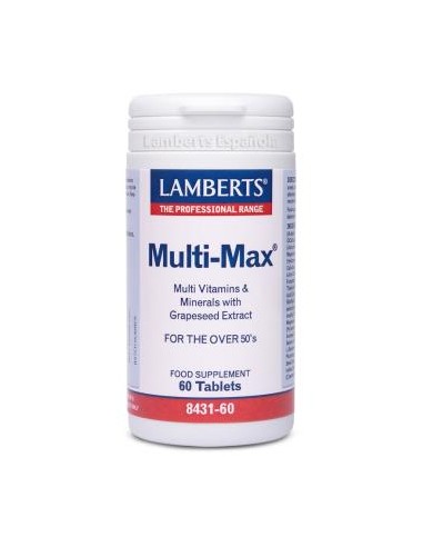 MULTI-MAX (Vit+Min+Amin) (1al Dia) 60comp. LAMBERTS