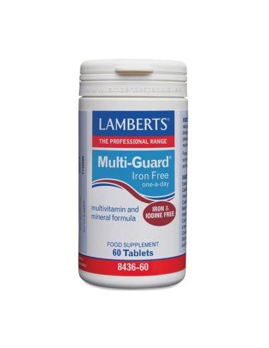 MULTI-GUARD iron free 60comp. LAMBERTS