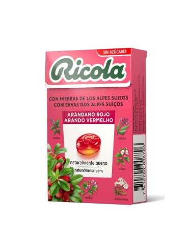 RICOLA CARAMELOS arandano 50gr. S/A