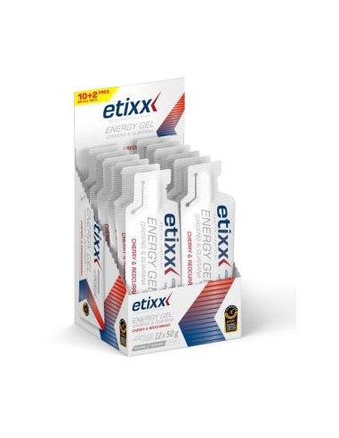 ETIXX G&G ENERGY gel ginseng/guarana 12ud.