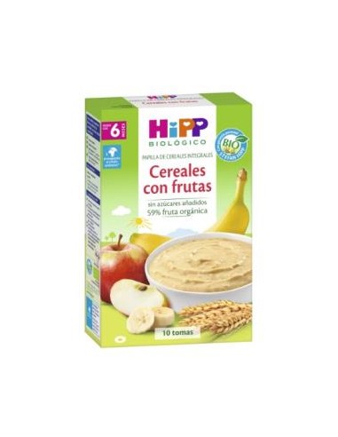 PAPILLA DE CEREALES con frutas 250gr. BIO S/A HIPP