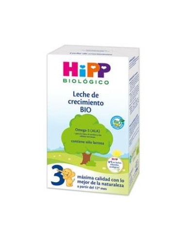 LECHE 3 CRECIMIENTO 500gr. BIO HIPP