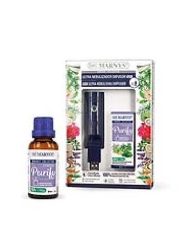 PACK USB ultra nebulizador+synergy purify 30ml. MARNYS