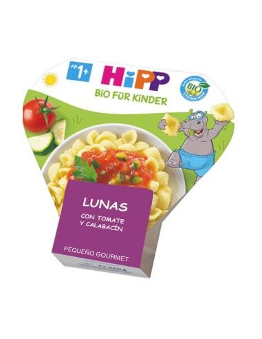 PEQUEÑO GOURMET LUNAS con tomate-calabacin 250g HIPP