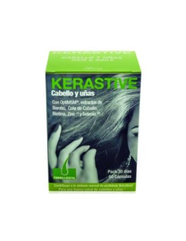 KERASTIVE cabello uñas formula vegetal 60cap. VAMINTER