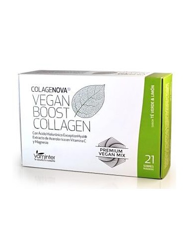 COLAGENOVA vegan boost te verde+limon 21sbrs. VAMINTER