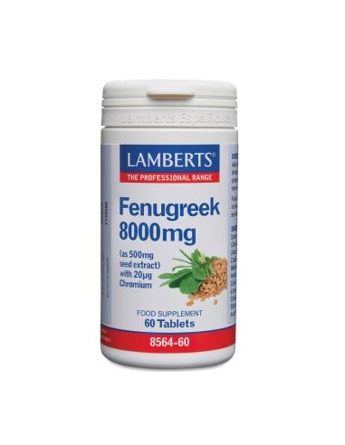 FENOGRECO 8000mg. con cromo 60comp. LAMBERTS