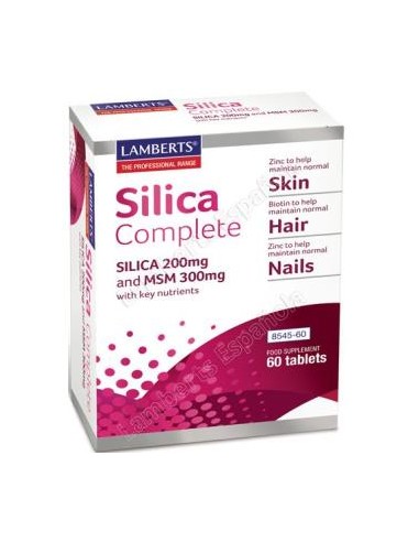 SILICA COMPLETE (cabello, piel y uñas) 60comp. LAMBERTS