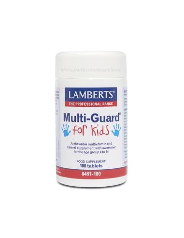 MULTI-GUARD FOR KIDS (PLAYFAIR) masticable 100comp LAMBERTS