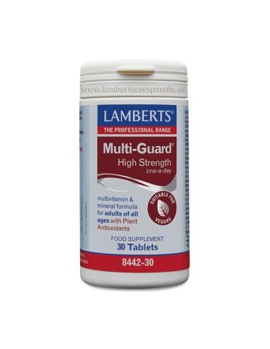 MULTI-GUARD VIT. Y MINERALES (Una al Dia) 30 comp. LAMBERTS