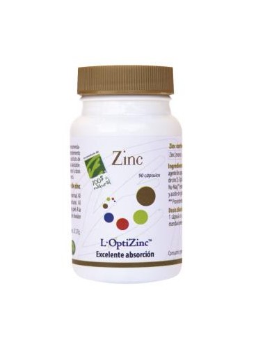 ZINC 90cap. CIEN POR CIEN NATURAL