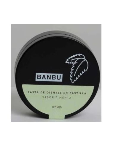 WINTER pasta de dientes en pastillas menta 120uds. BANBU