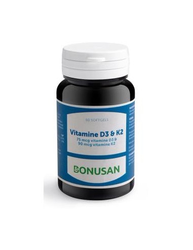 VITAMINA D3 & K2 60perlas BONUSAN