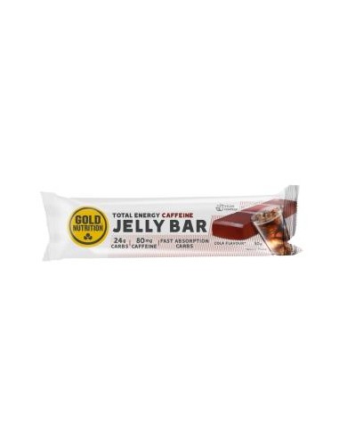 JELLY BAR TOTAL ENERGY caffeine cola 15uds. GOLD NUTRITION