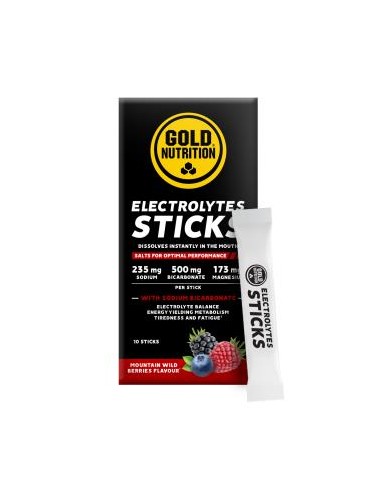 ELECTROLYTES wild berries 10sticks. GOLD NUTRITION