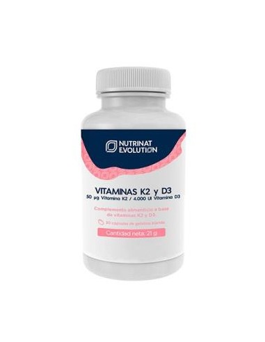 VITAMINAS K2 D3 30cap. NUTRINAT EVOLUTION