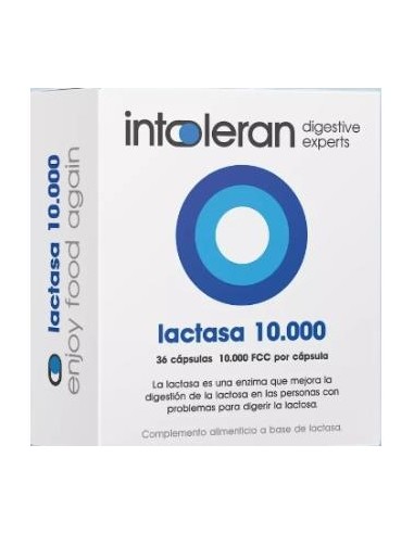 INTOLERAN lactasa 10.000 36cap.