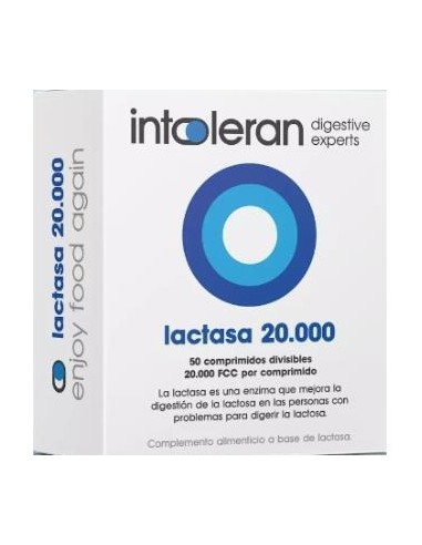 INTOLERAN lactasa 20.000 50comp.