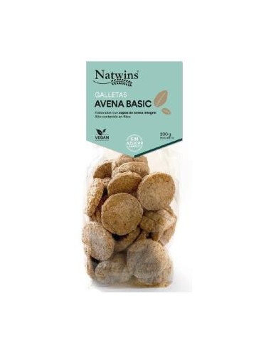 GALLETAS DE AVENA BASIC 200gr. NATWINS