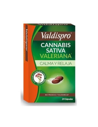 VALDISPRO cannabis sativa + valeriana 24cap. VALDISPERT