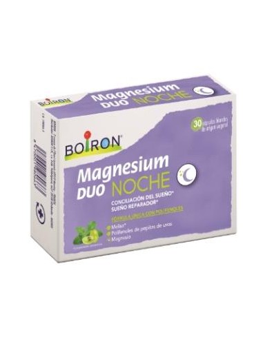 MAGNESIUM DUO NOCHE 30cap. BOIRON