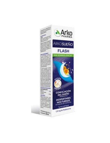 ARKORELAX sueño flash spray sublingual 20ml. ARKOPHARMA