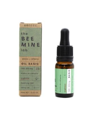 ACEITE DE CAÑAMO BASIC con extracto CBD 3% 10ml. THE BEEMINE LAB